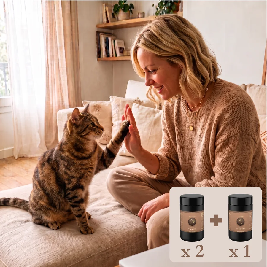 Pack Duo Vitalité - une formule pour vous, une pour votre chat